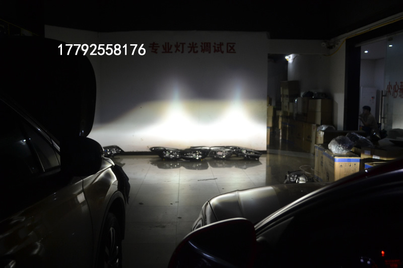 西安奥迪A4L车灯改装海拉透镜欧司朗CLC氙气灯套装